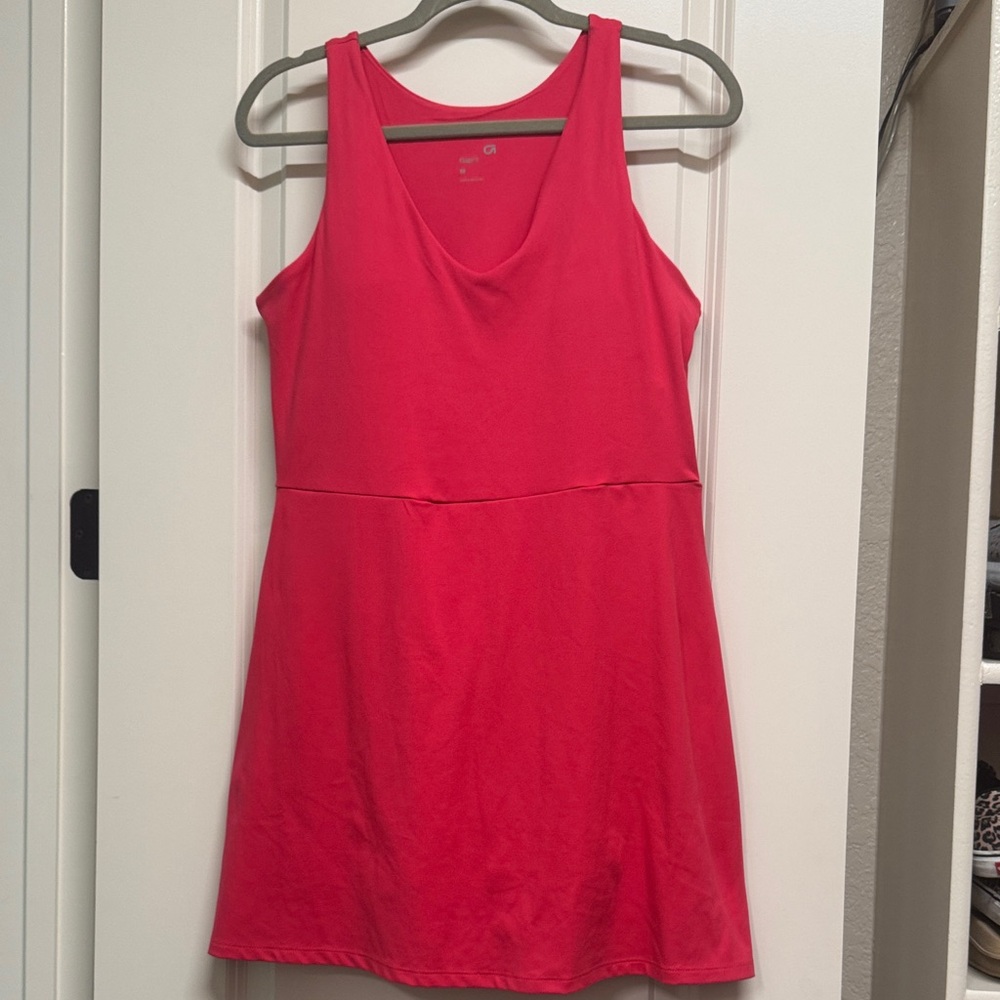 GAP Fit Bright Pink Active Dress with attached Shorts
